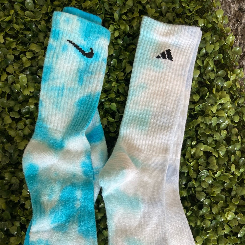 Brand new Nike/ Adidas Tye dye socks